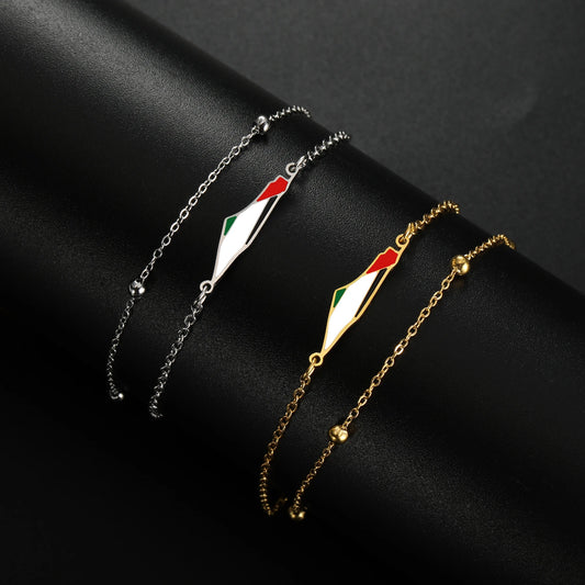 Palestine Charm Bracelet